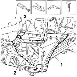 Rear wing lower reinforcement