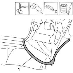 Rear wing lower reinforcement