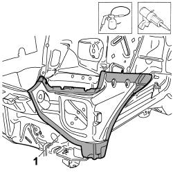 Rear wing lower reinforcement