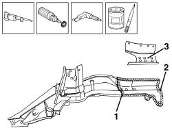 Boot floor pan rail partial