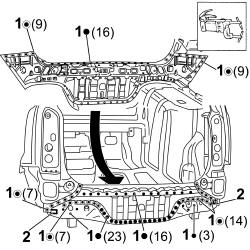 R.R. REAR TRIM (structural element)