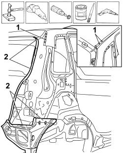 Tail light seat