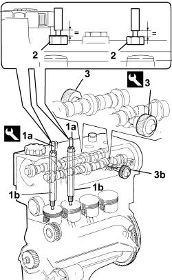 Toothed timing belt - r r with engine removed