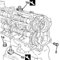 Single cylinder head, removed - overhaul