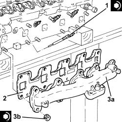 Single cylinder head, removed - overhaul