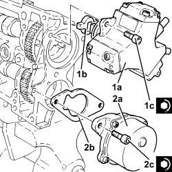 Single cylinder head, removed - overhaul