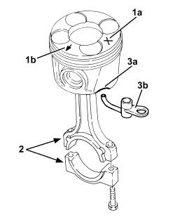 Piston connecting rod set - r r