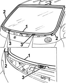OUTER WINDSCREEN MOULDING - R R