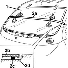 OUTER WINDSCREEN MOULDING - R R