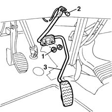 Accelerator pedal - r + r