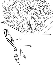 Oil dip stick pipe - r r