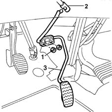 Accelerator pedal - r + r