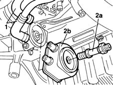 Engine oil heat exchanger - r + r