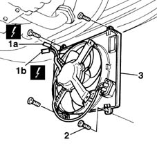 Radiator cooling fan - r + r