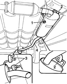 Rear exhaust silencer - r + r
