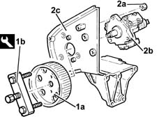 Supplementary pressure pump - dismantle