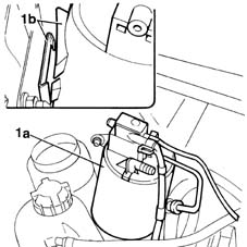Power steering pump r r