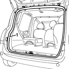 Tailgate compartment seal - r+r
