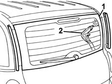 Rear window eliminate leaks