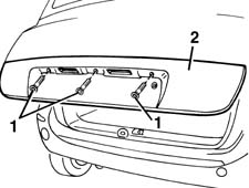 NUMBERPLATE HOLDER - R+R
