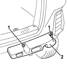 Rear BUMPER - R.R.