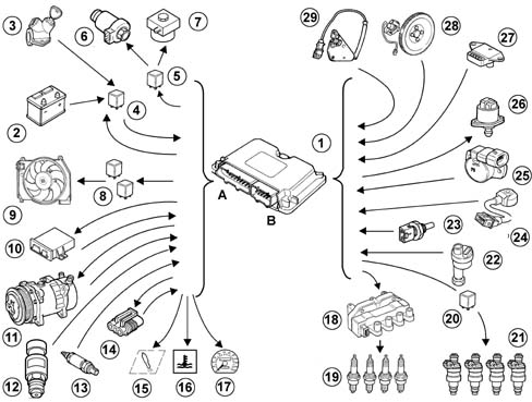 GAS CIRCUIT MULTI POINT INJECTION