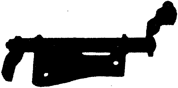 The gear engagement relay mounting component isolated against a white background