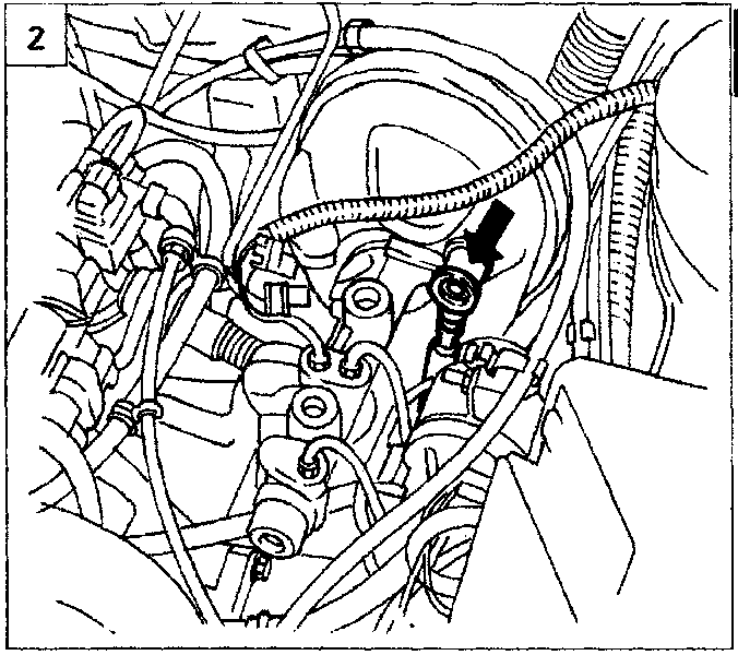 Diagram showing the single-acting vacuum valve being disconnected