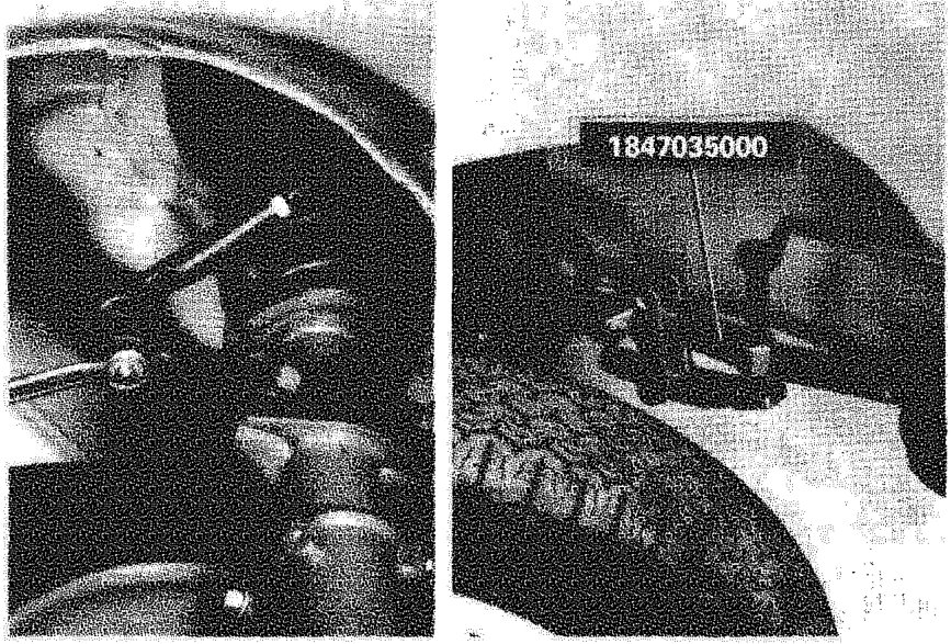 Removing-refitting side rod from steering control lever on steering knuckle