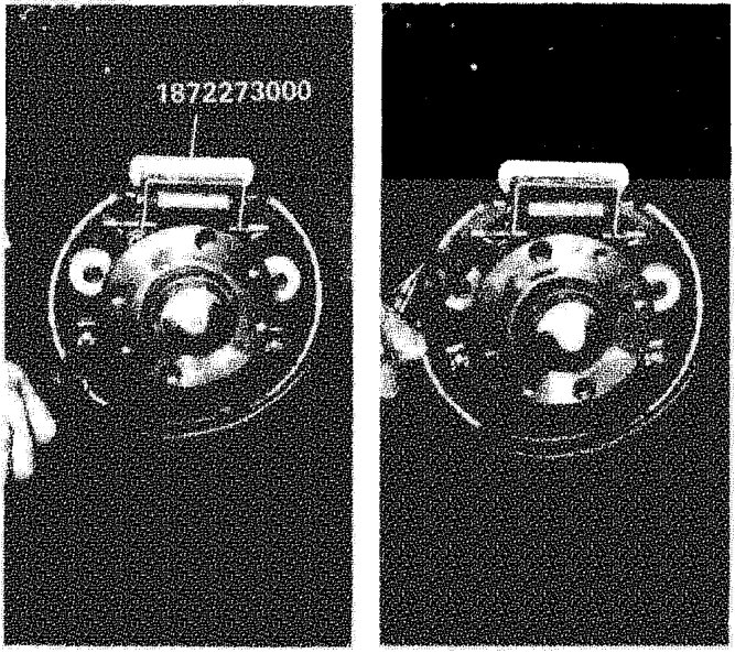 Removing-refitting brake shoe return springs