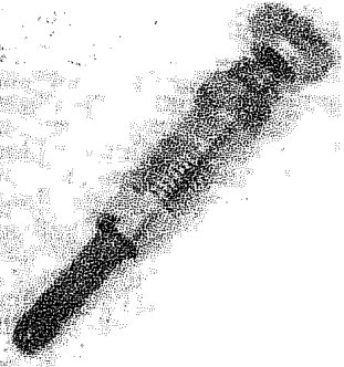 A rapid type heater plug, showing a threaded metal body with a hexagonal head and a dark tip.
