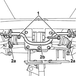 REAR SUSPENSION AXLE - R+R INCLUDES BLEEDING