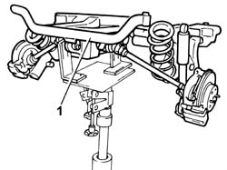 REAR SUSPENSION AXLE - R+R INCLUDES BLEEDING