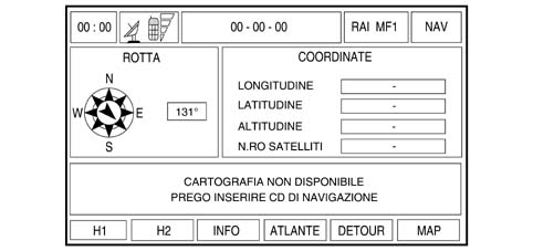 SATELLITE NAVIGATOR OPERATION CHECK