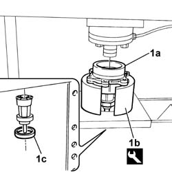 Gear box left rigid mount - r r