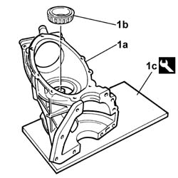 Gear box left rigid mount - r r