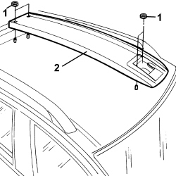 LONGDITUDINAL MOULDING ON ROOF R R