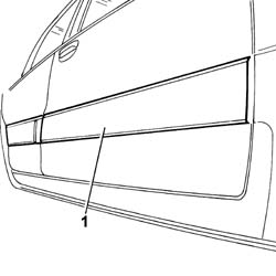 SCUFF PANEL SIDE MOULDING (ONE) - R+R
