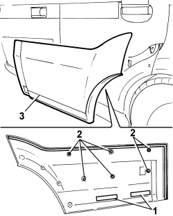 SCUFF PANEL SIDE MOULDING (ONE) - R+R