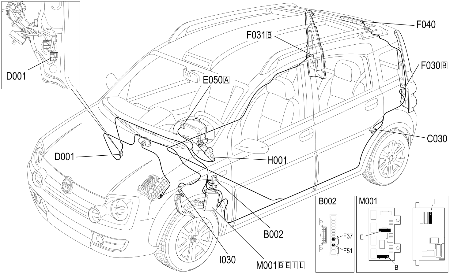 BRAKE LIGHTS - COMPONENT LOCATION