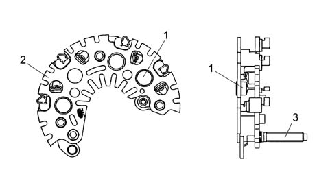 Alternator and components