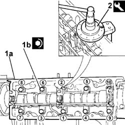 SINGLE CYLINDER HEAD, REMOVED - OVERHAUL