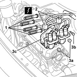 Overhead camshaft rear cover - r + r and replace seals