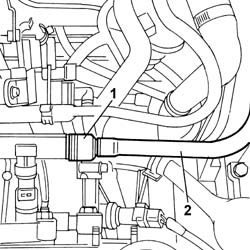 Front fuel delivery line - r r