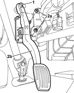 Accelerator pedal - r + r