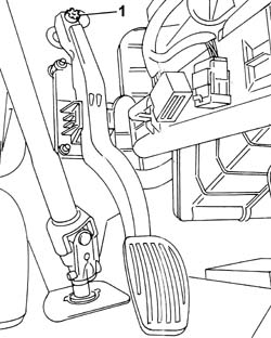 Accelerator control cable - r + r