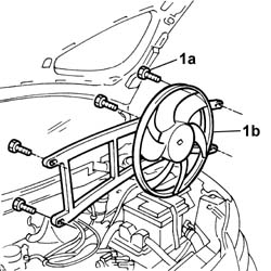 Radiator cooling fan - r + r