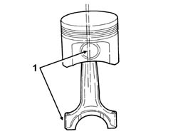 Piston, pin set - replace
