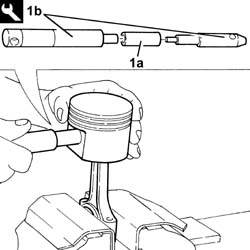 Piston, pin set - replace