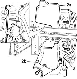 Toothed timing belt - r r with engine removed